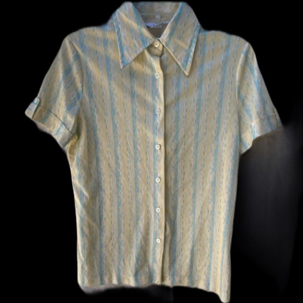 Vintage Devon Polyester Blouse - Picture 6 of 9